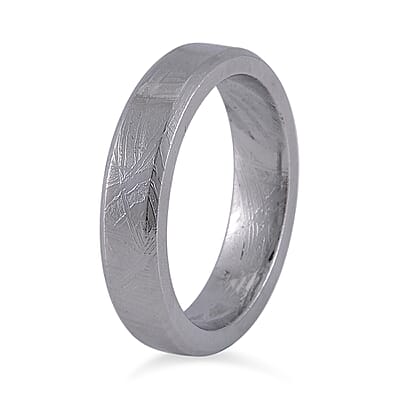 Marvelous Meteorite Men's Band Ring (Size 10.00)