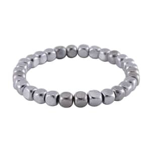 Marvelous Meteorite Beaded Men's Stretch Bracelet