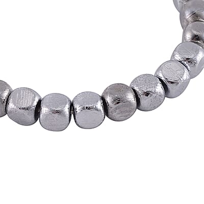Marvelous Meteorite Beaded Men's Stretch Bracelet
