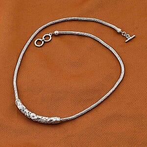 Sterling Silver Necklace (18 Inches) 19.96 g