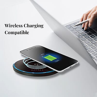 Lomi Heated Mug with Wireless Charger -Black