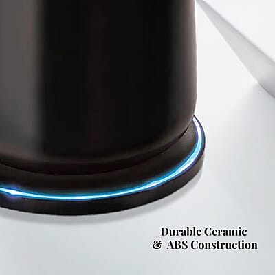 Lomi Heated Mug with Wireless Charger -Black