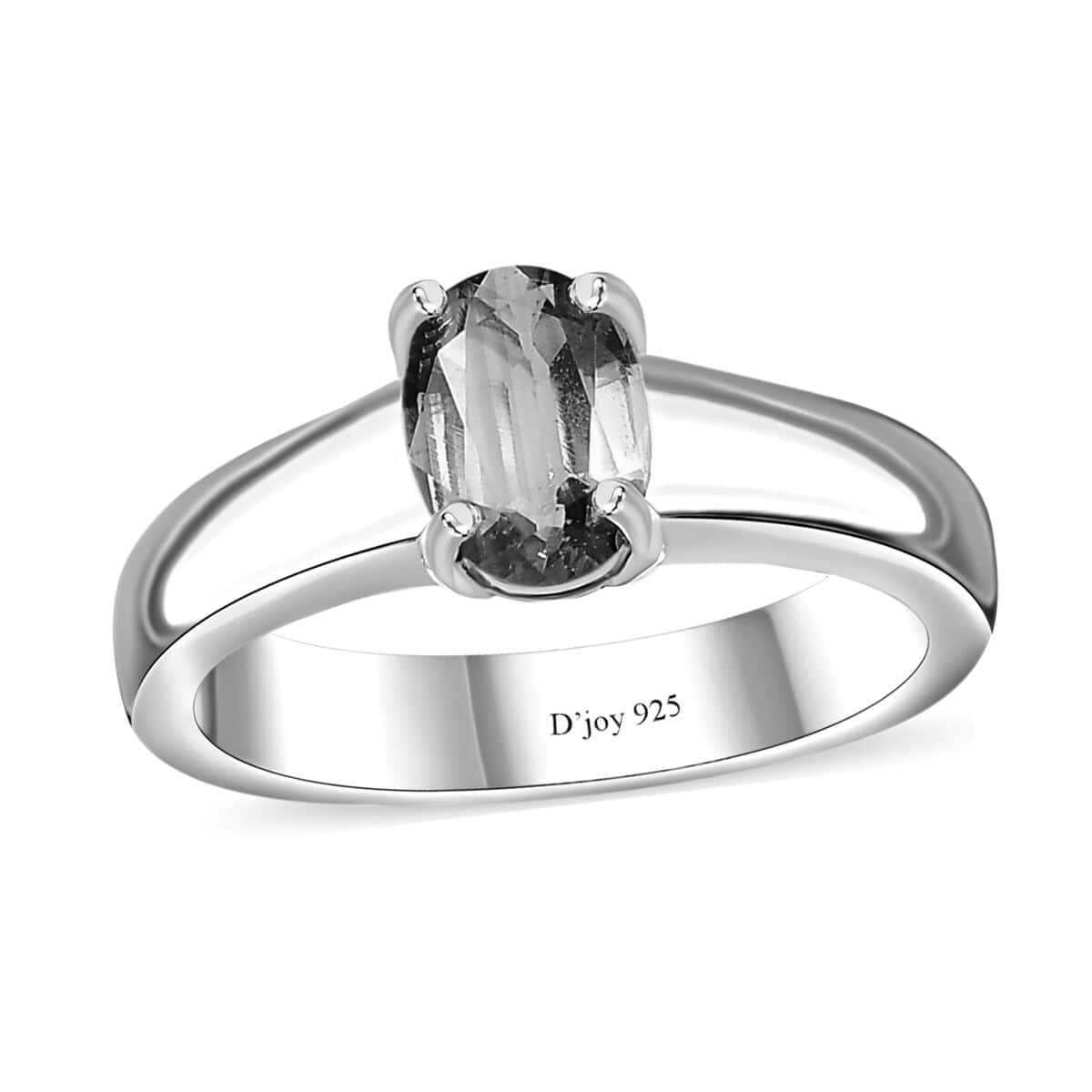 Kashmir Kyanite Solitaire Ring in Platinum Over Sterling Silver (Size 10.0) 1.00 ctw image number 0