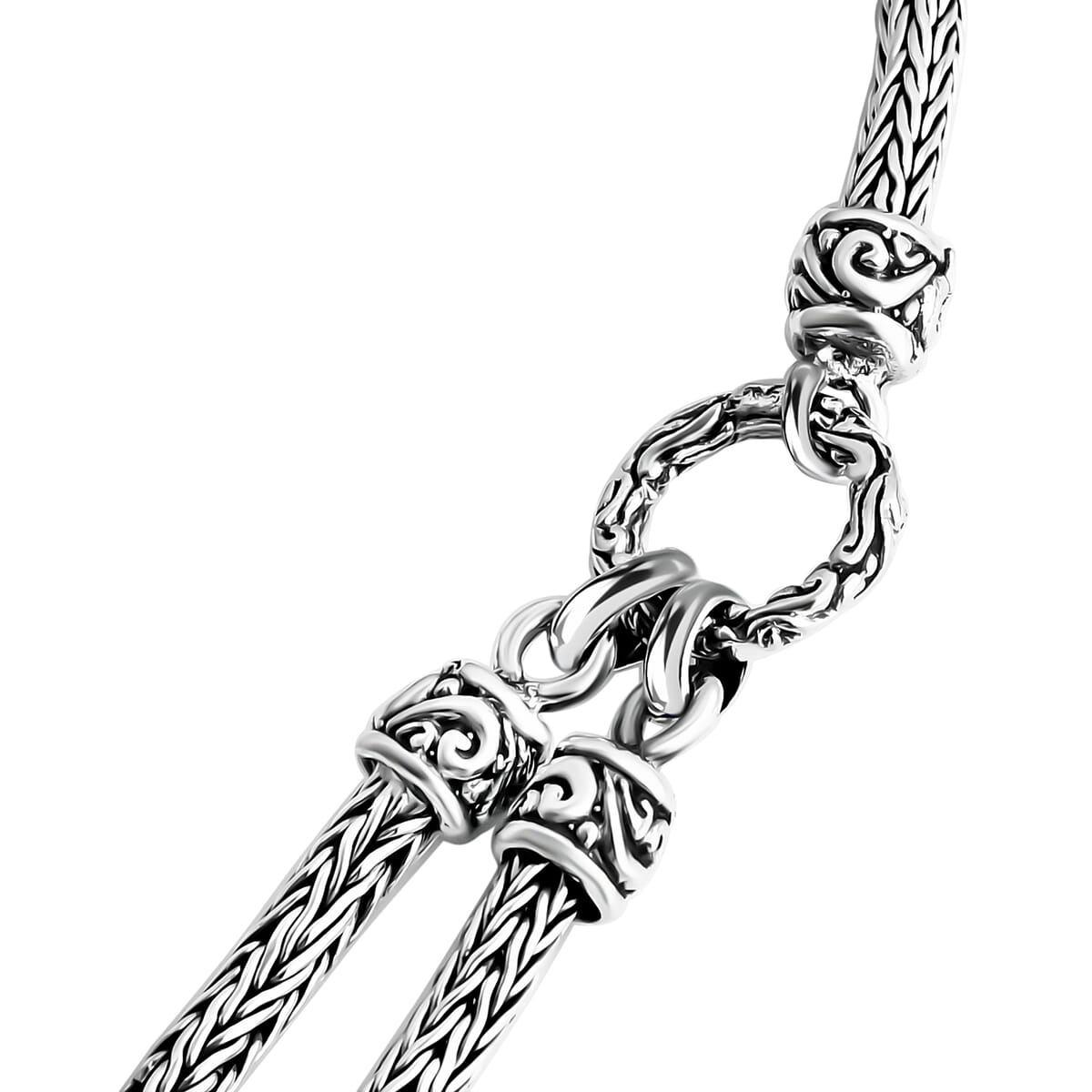 Bali Legacy Butterfly Necklace in Sterling Silver 39.07 Grams 20 Inches image number 4