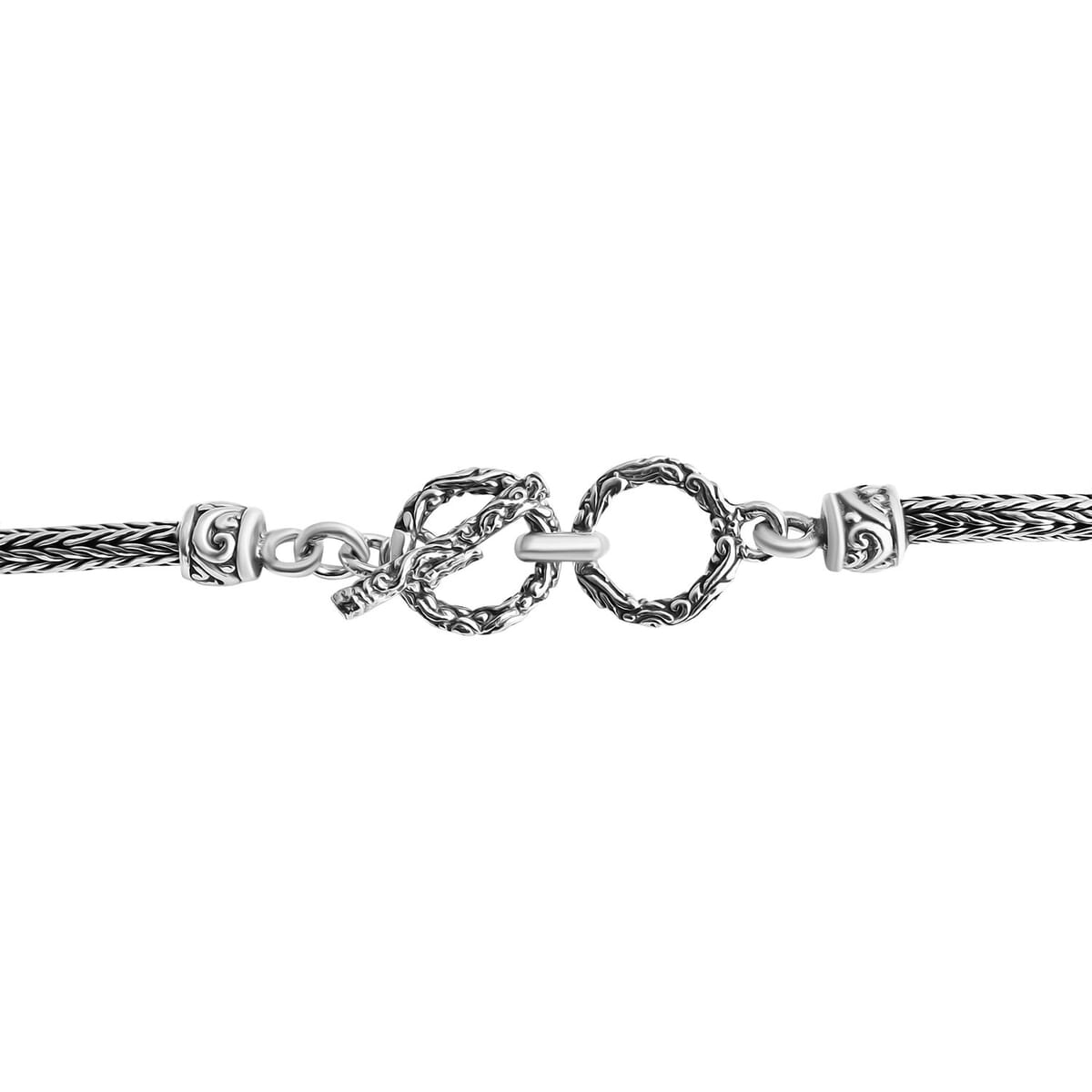 Bali Legacy Elephant Necklace in Sterling Silver 20 Inches 36.90 Grams image number 5
