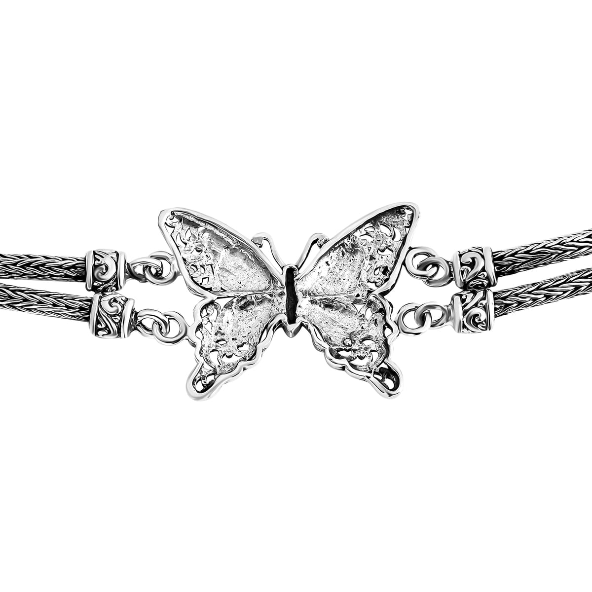 TLV Sterling Silver Bracelet (Size - 8), Silver Wt. 20 g (8.00 In) image number 3