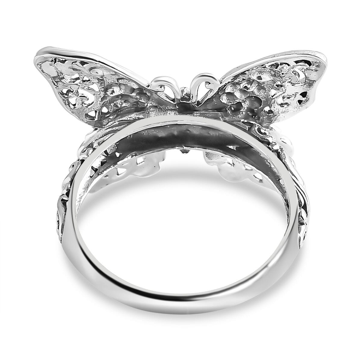 Bali Legacy Butterfly Ring in Sterling Silver (Size 11.0) 4.70 Grams image number 4