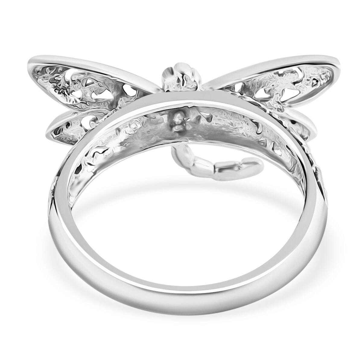 Bali Legacy Dragonfly Ring in Sterling Silver (Size 7.0) 4.75 Grams image number 4