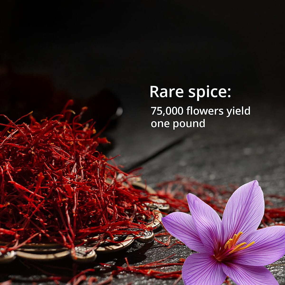 Marigold Lotus 100% Pure Authentic Kashmiri Saffron 2grams image number 3