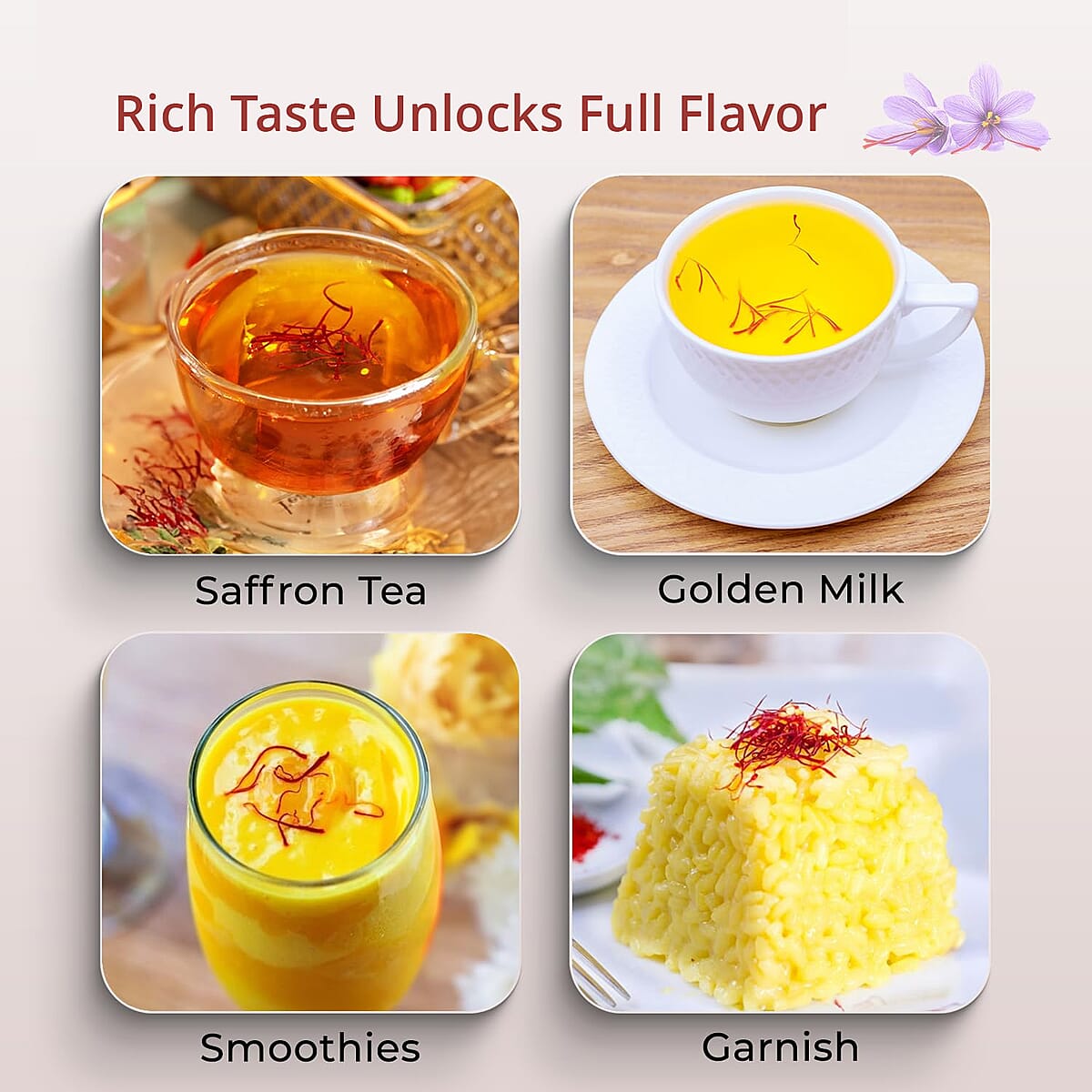 Marigold Lotus 100% Pure Authentic Kashmiri Saffron 2grams image number 6