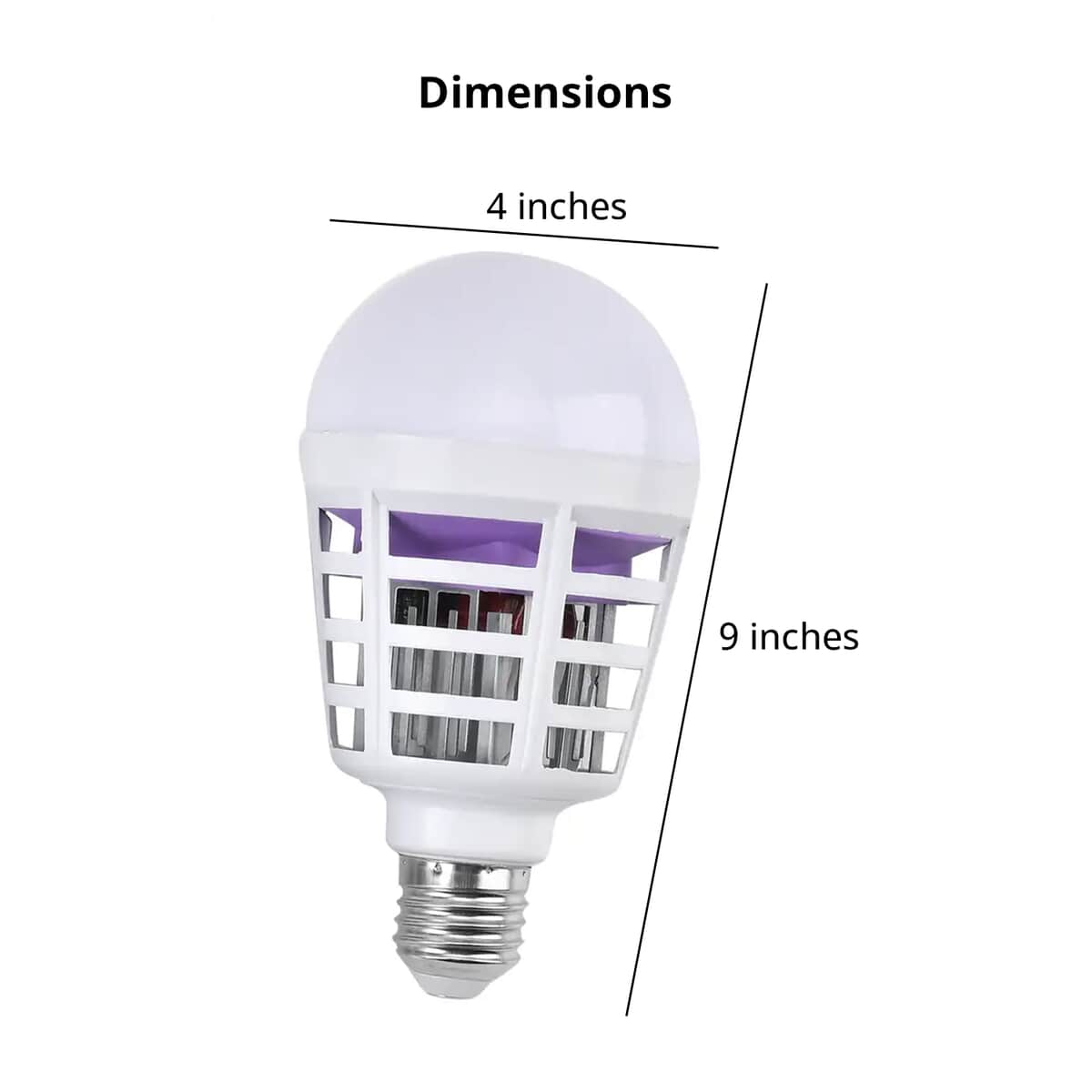 Homesmart Set of Two 2-in-1 LED and Mosquito Killing Bulb (15W, Lumen - 1200, Base -E27) image number 8