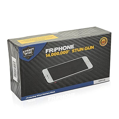 Closeout Streetwise FriPhone Stun Gun with Flash Light and Alarm (5x2.5x0.5)