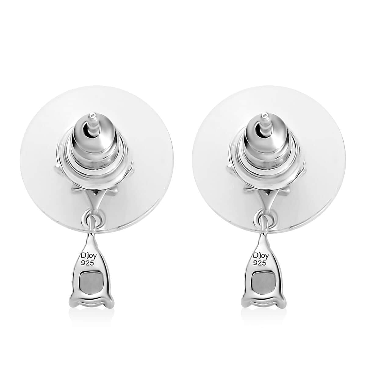 Santa Maria Aquamarine and Multi Gemstone Celestial Earrings in Platinum Over Sterling Silver 0.50 ctw image number 4
