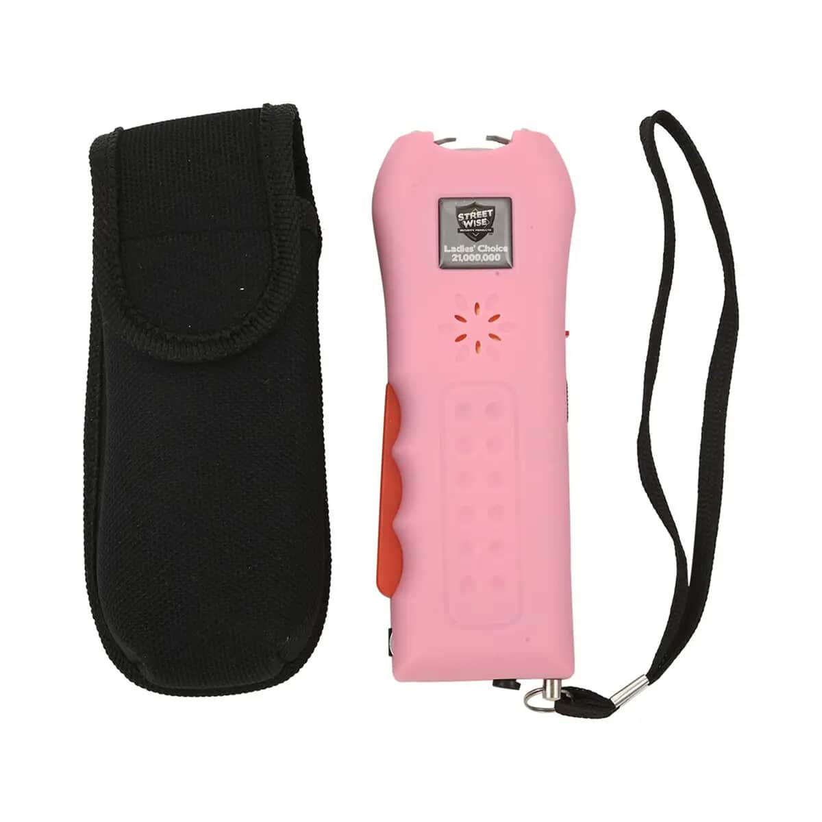 Streetwise Pink stun Gun with Flash Light, Alarm and Carry Case (5x1.5) image number 0