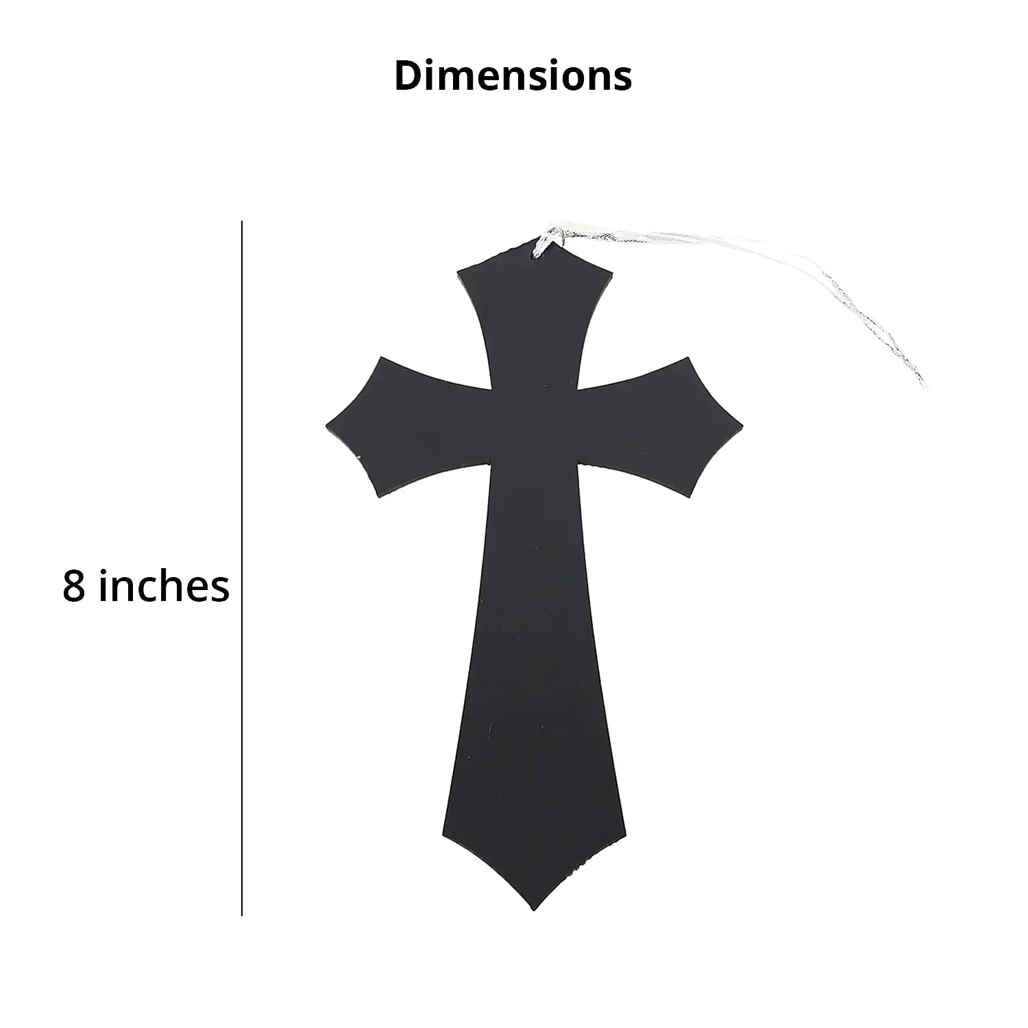 Livmore Black Set of 3 Beaded Cross Hanging