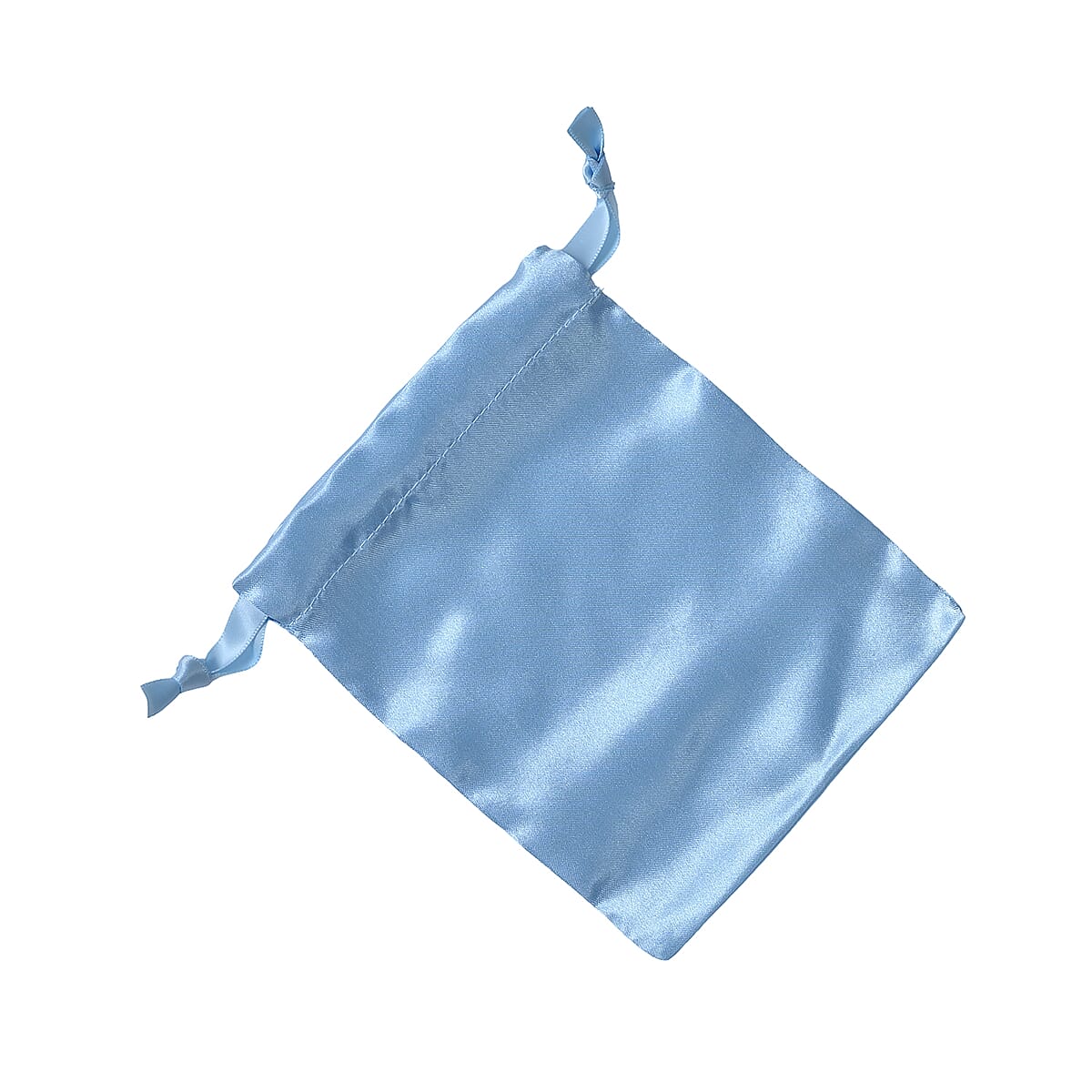 Blue 5 Piece Satin Sleep Set (2x Pillow Case, Eye Mask, Scrunchie, & Pouch) image number 7