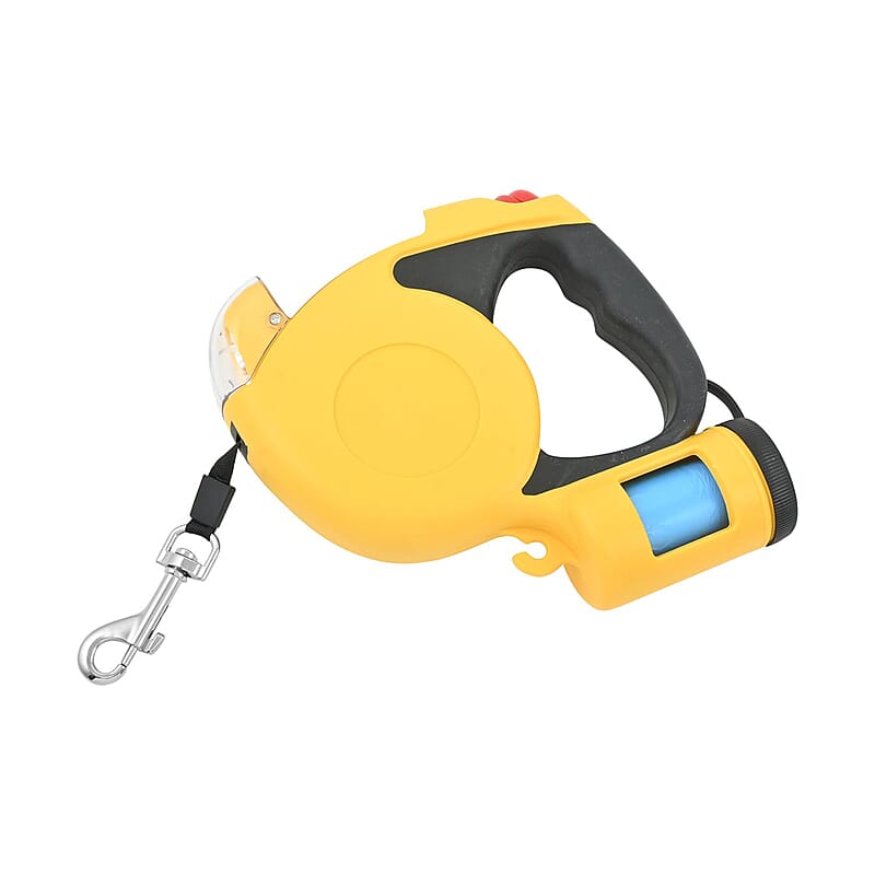 Yellow 3M Auto Retracting Dog Leash