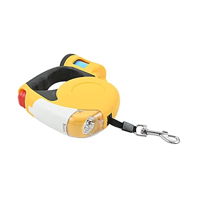 Yellow 3M Auto Retracting Dog Leash