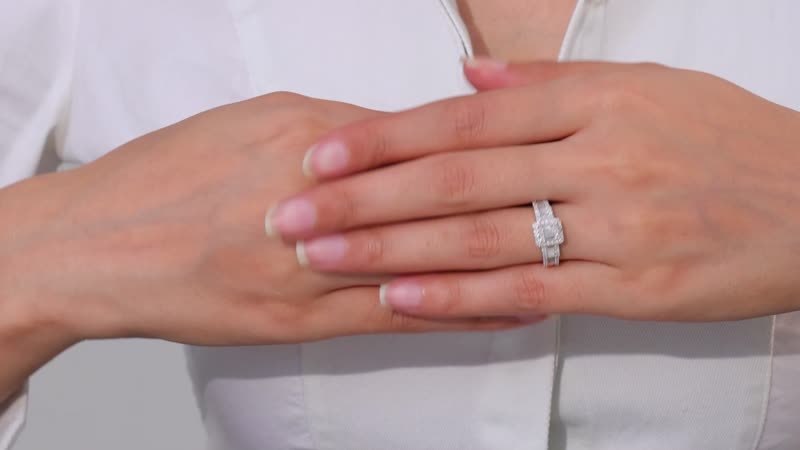 Luxoro 14K Yellow Gold G-H I3 White Diamond Ring 1.00 ctw