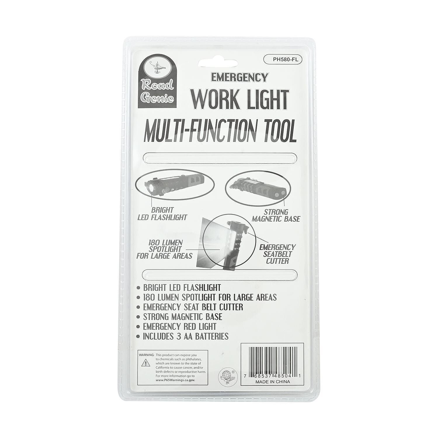 Road Genie Emergency Multi Function LED Flash Light