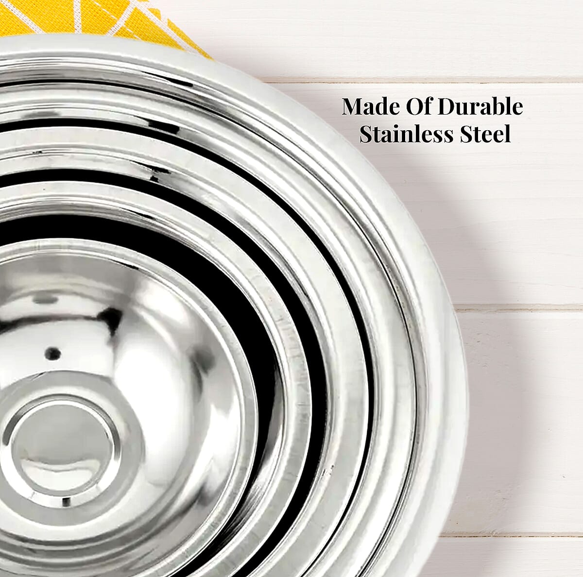 Kitchen Diva 5PC Mixing Bowl Set image number 5