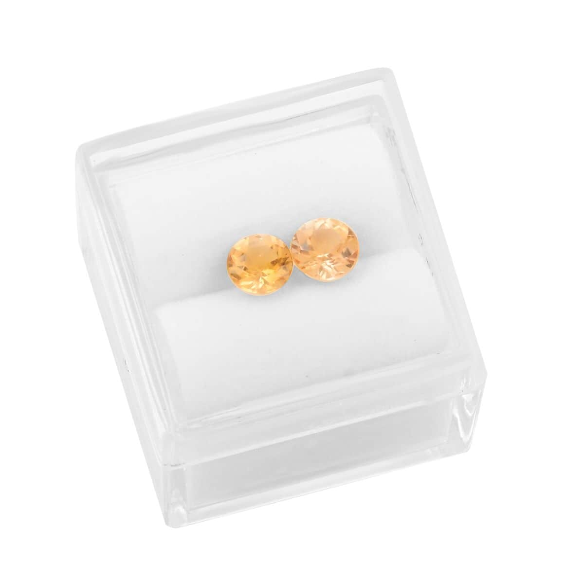 AAAA Imperial Topaz Set of 2 (Rnd 5 mm) 1.00 ctw image number 3