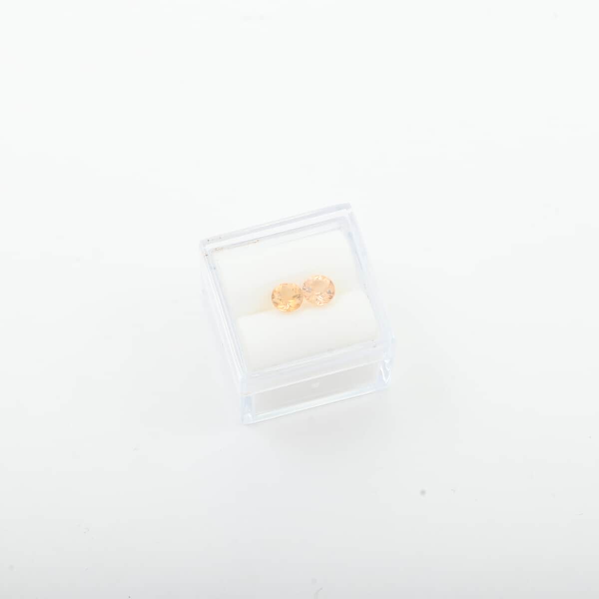 AAAA Imperial Topaz Set of 2 (Rnd 5 mm) 1.00 ctw image number 5