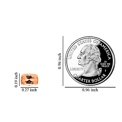 AAAA Imperial Topaz (Cush 7x5 mm) 1.00 ctw