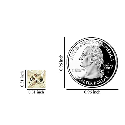 AAAA Princess Cut Turkizite (Sqr 8 mm) 3.00 ctw