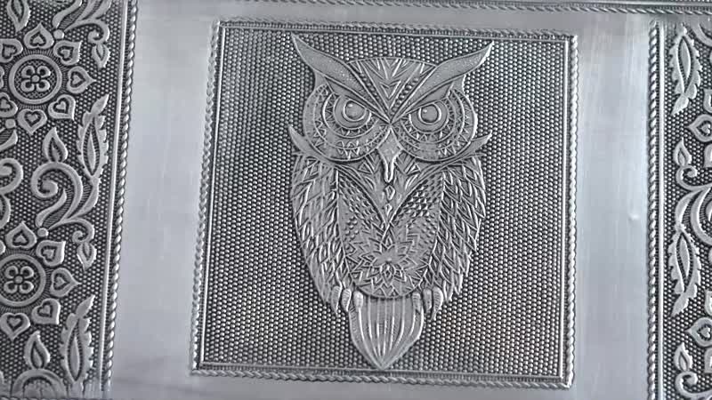 "Set of 4 Owl Nested Oxidized Nested Box  SIZE: 9.5(L)x6.75(W)x3.5(H) Inches 8(L)x5.25(W)x2.5(H) Inches 6.5(L)x4(W)x2(H) Inches 5(L)x2.5(W)x1.25(H) inch COLOR: Sliver"