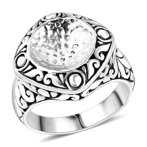Bali Legacy Floral Ring in Sterling Silver (Size 10.0) 8 Grams