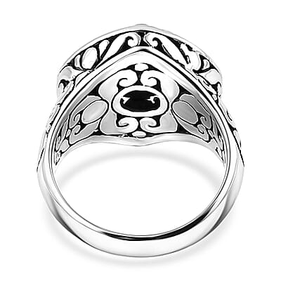 Bali Legacy Floral Ring in Sterling Silver (Size 10.0) 8 Grams