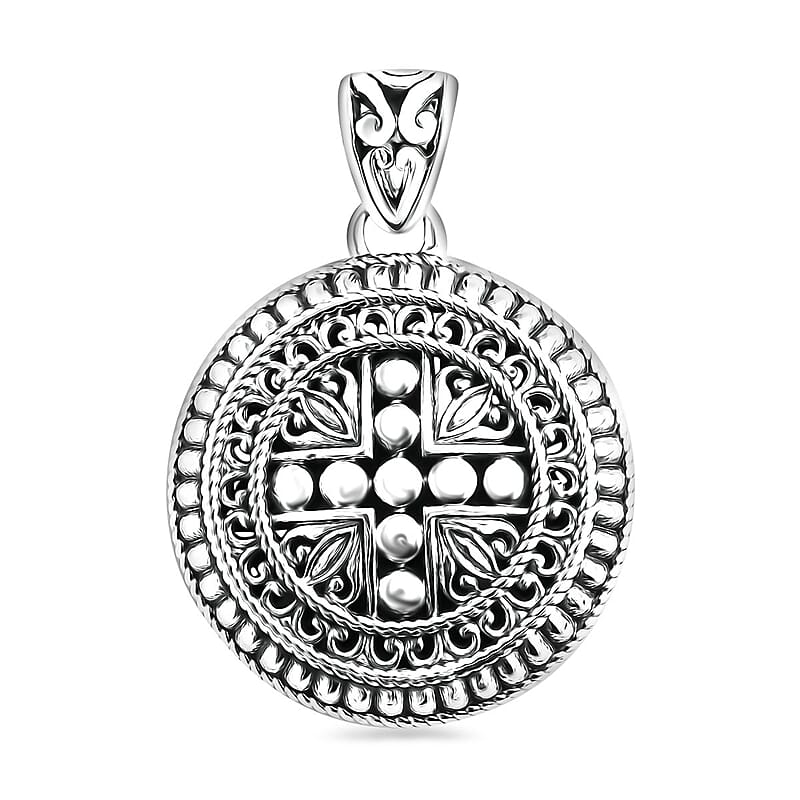 Bali Legacy Guardian Seal Pendant without Chain in Sterling Silver 9.20 Grams