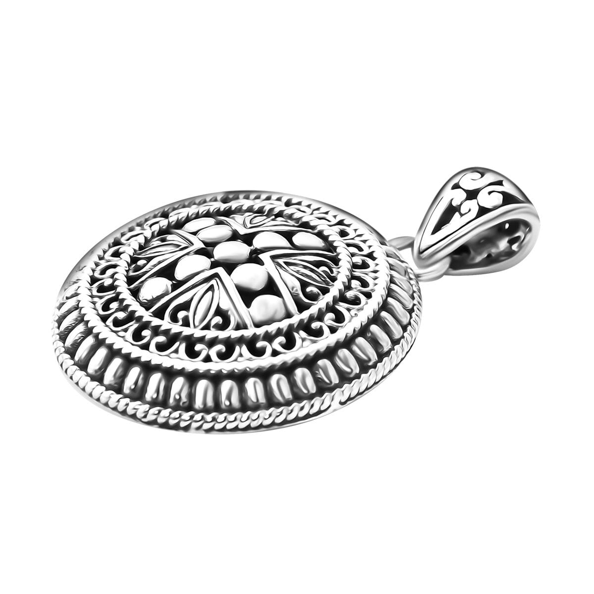 Bali Legacy Guardian Seal Pendant without Chain in Sterling Silver 9.20 Grams image number 3