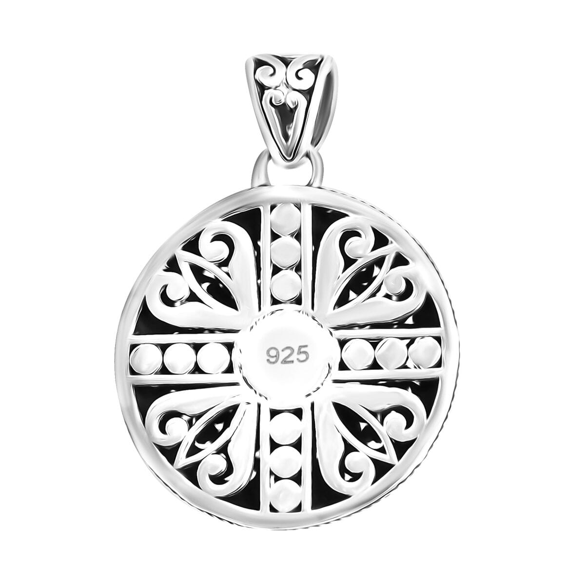 Bali Legacy Guardian Seal Pendant without Chain in Sterling Silver 9.20 Grams image number 4
