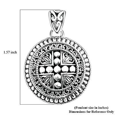 Bali Legacy Guardian Seal Pendant without Chain in Sterling Silver 9.20 Grams