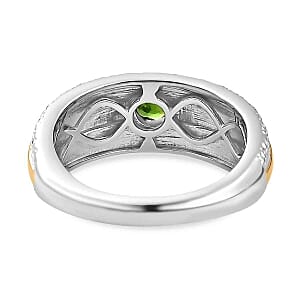 Chrome Diopside 0.32 ctw Ring in Sterling Silver (Size 8.0)