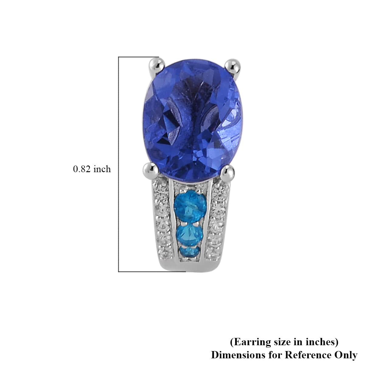 Color Change Fluorite (IR) and Multi Gemstone Huggie Hoop Earrings in Rhodium Over Sterling Silver 6.75 ctw image number 5