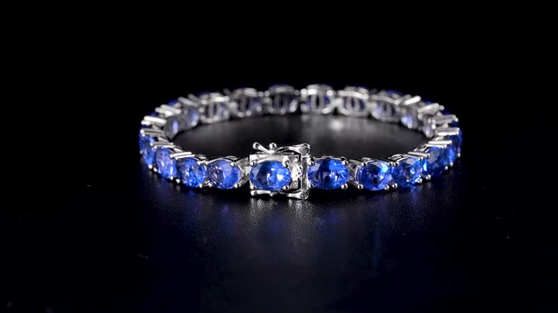 Epic Deal Color Change Fluorite (IR) Tennis Bracelet in Rhodium Over Sterling Silver (7.25 In) 33.50 ctw