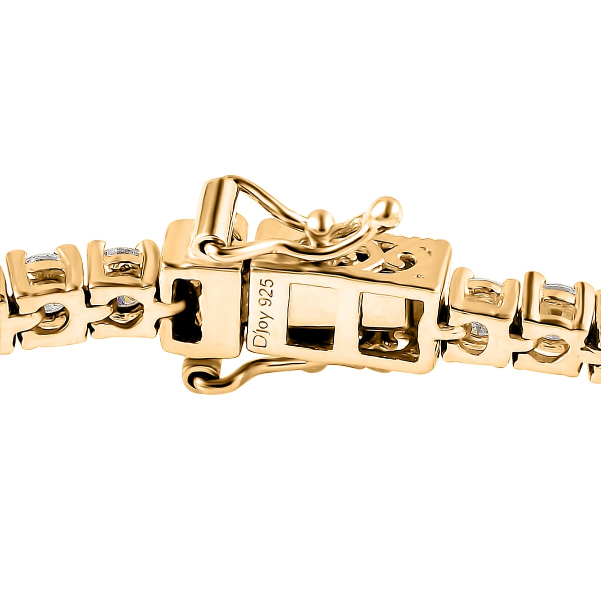 Moissanite Tennis Bracelet in Vermeil YG Over Sterling Silver (7.25 In) 5.40 ctw image number 3