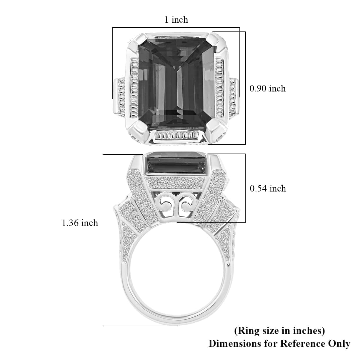 Chairman Vault Collection Certified & Appraised Rhapsody 950 Platinum AAAA Tanzanite and E-F VS Diamond Ring (Size 7.0) 27.05 Grams 22.74 ctw image number 4