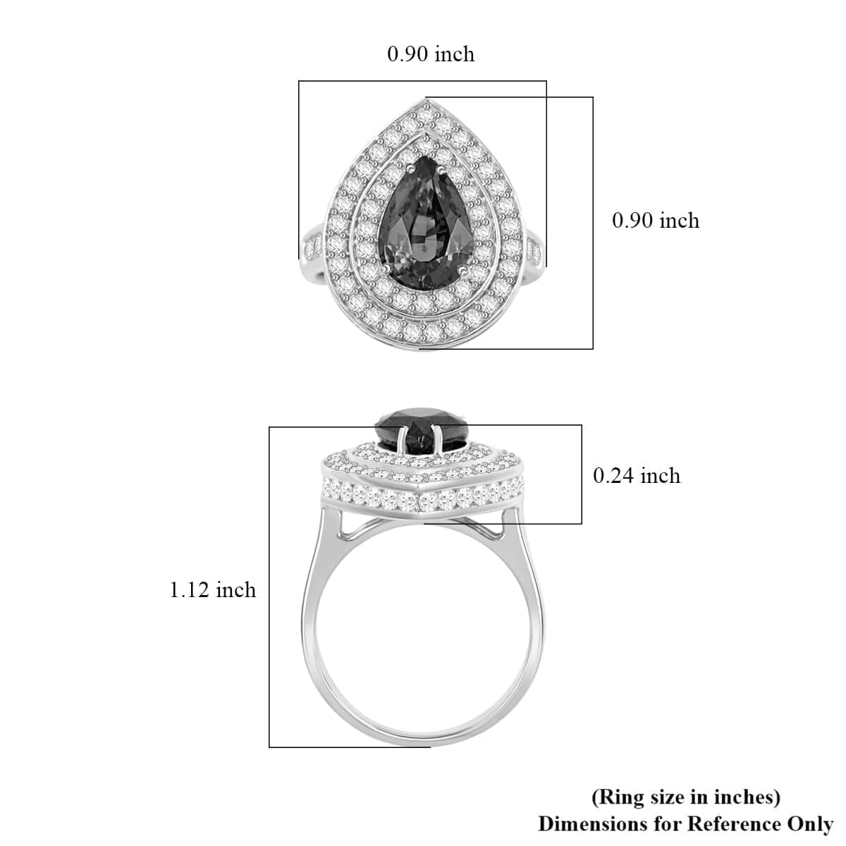 Chairman Vault Collection Certified & Appraised Rhapsody 950 Platinum AAAA Tanzanite and E-F VS Diamond Ring (Size 7.0) 16.90 Grams 18.80 ctw image number 4