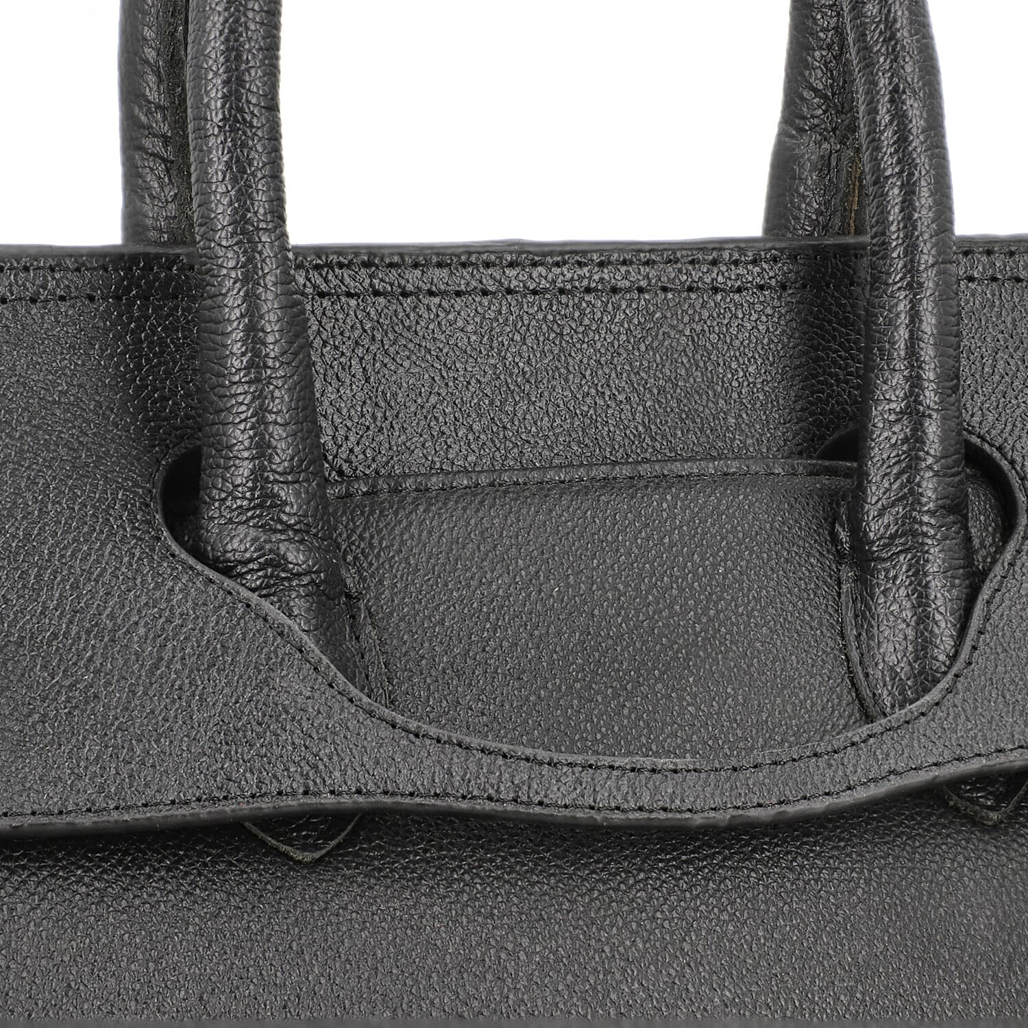 Black Genuine Leather Shoulder Bag