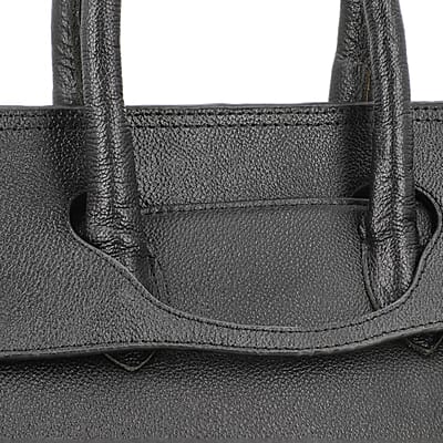 Black Genuine Leather Shoulder Bag
