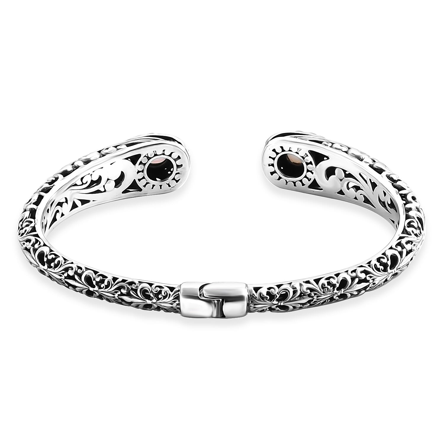 Bali Legacy Ethiopian Welo Opal 1.10 ctw Cuff Bracelet in Sterling Silver (6.50 In)