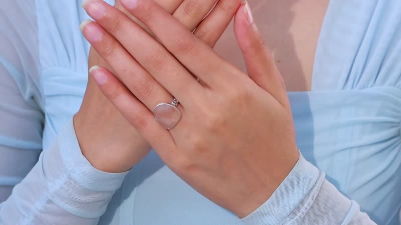 Artisan Crafted Marropino Morganite Ring in Sterling Silver (Size 10.0) 11.10 ctw