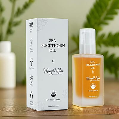 Marigold and Lotus Sea Buckthorn Oil (3.3oz)