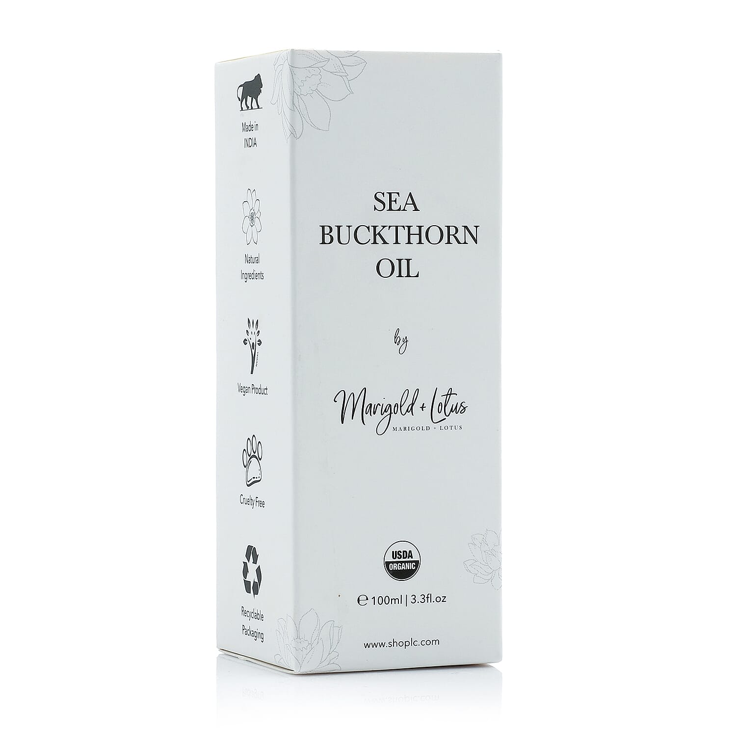 Marigold and Lotus Sea Buckthorn Oil (3.3oz)