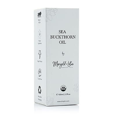 Marigold and Lotus Sea Buckthorn Oil (3.3oz)