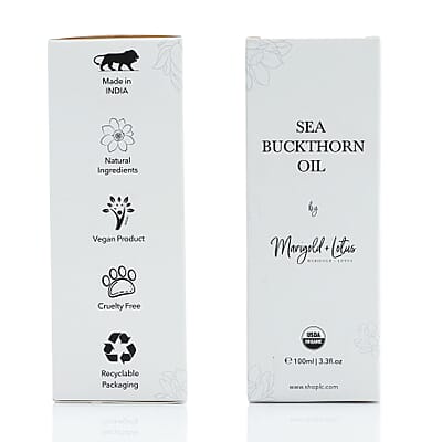 Marigold and Lotus Sea Buckthorn Oil (3.3oz)